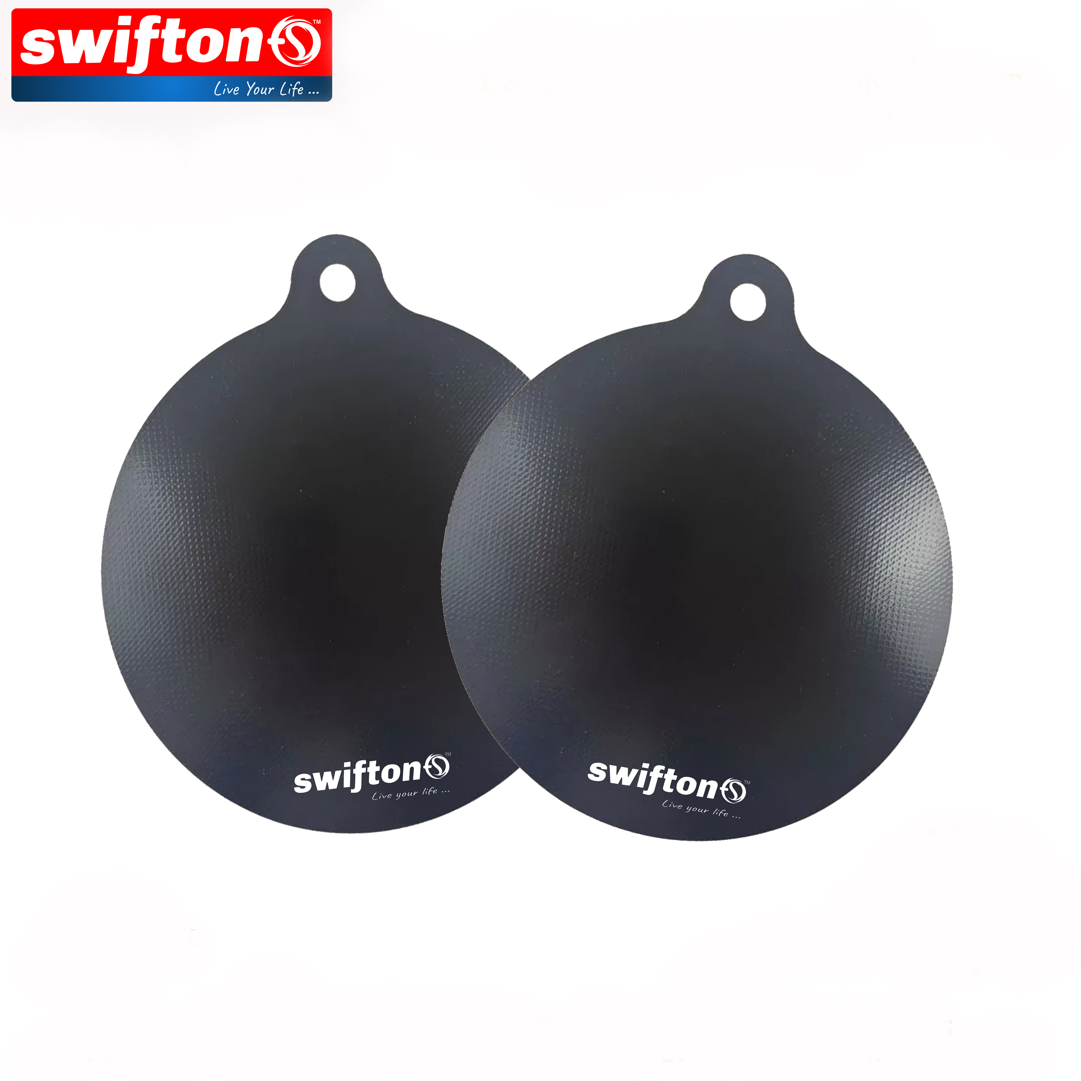 SWIFTON Silicon Mat For Induction Cooktop Hob 2 Piece Set Simple and Lightweight Induction Cooktop Hob Glass Protector Mat Anti Slip Pad