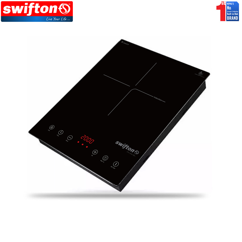 Swifton 1 Induction Built in Hob Cooktop, Ceramic Glass, Child Lock, Timer, SN-1306SH